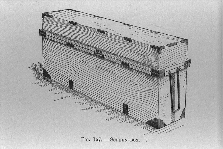 図１５７．屏風収納箱/(Fig.157. - Screen-box.)