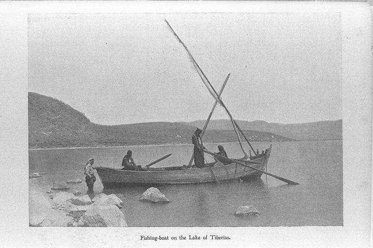 ティベリアス湖 ガリラヤ湖 の漁船 Fishing Boat On The Lake Of Tiberias