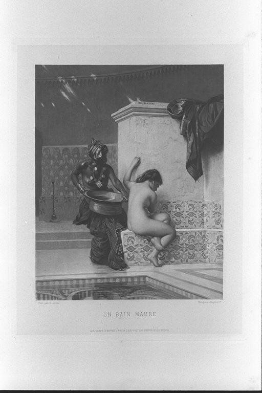 ムーア人の風呂 蒸し風呂 ｊ ｌ ジュローム ジェローム による絵画 １８７８年万国博覧会における芸術の傑作
