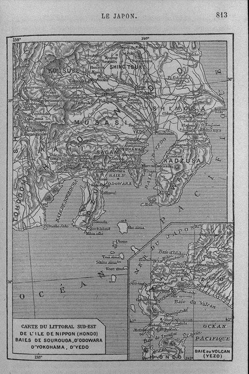 日本島 本土 の南東沿岸部地図 駿河湾 小田原湾 相模湾 横浜湾 江戸湾