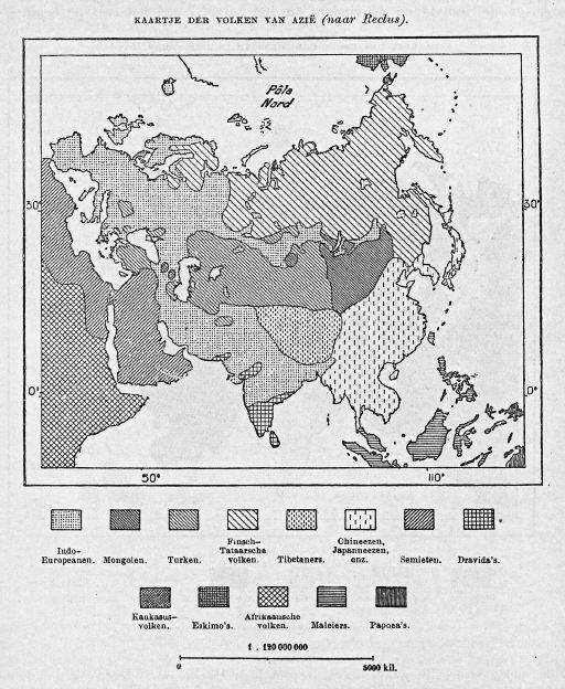 アジア人口密度小地図