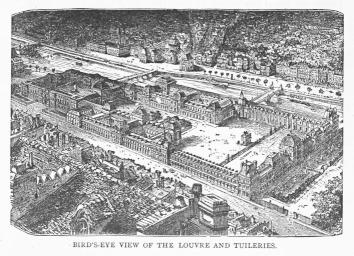 ルーブル宮殿とチュイルリー宮殿の鳥瞰図 Bird S Eye View Of The Louvre And Tuileries